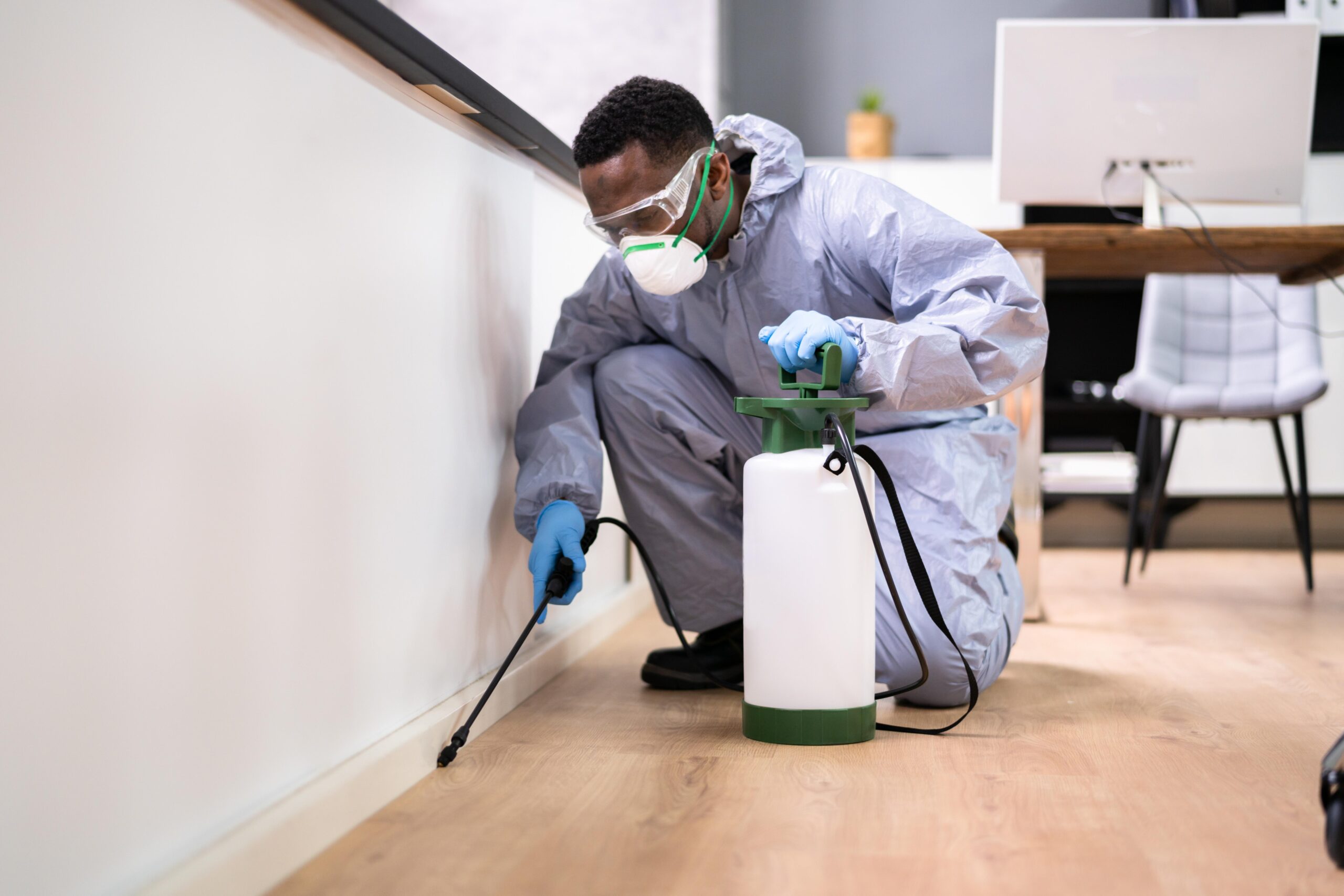 pest control exterminator man